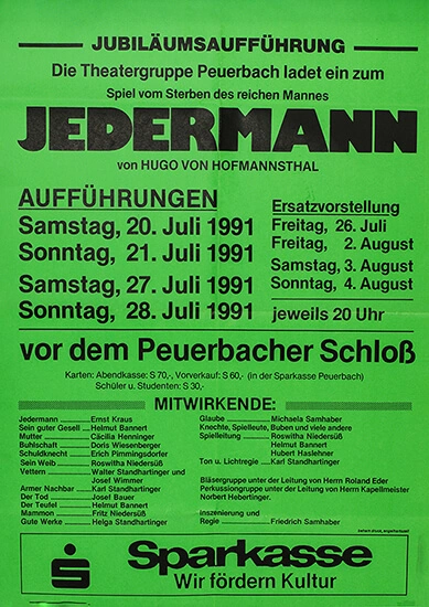 Plakat Jedermann
