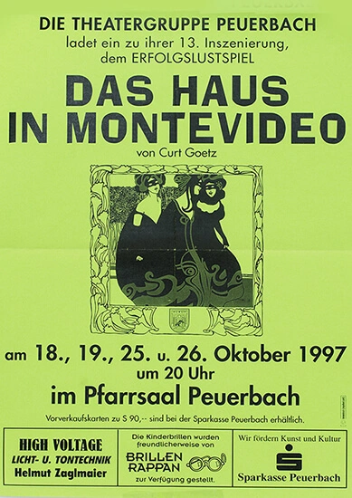 Plakat Das Haus in Montevideo