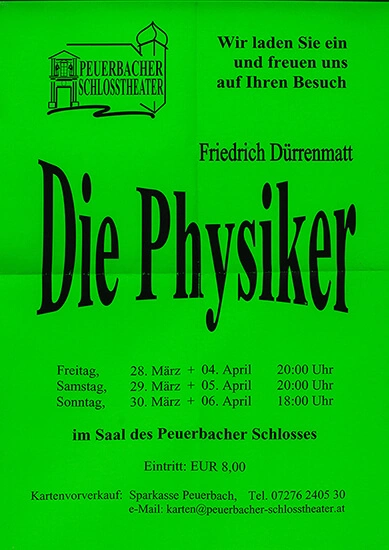Plakat Die Physiker